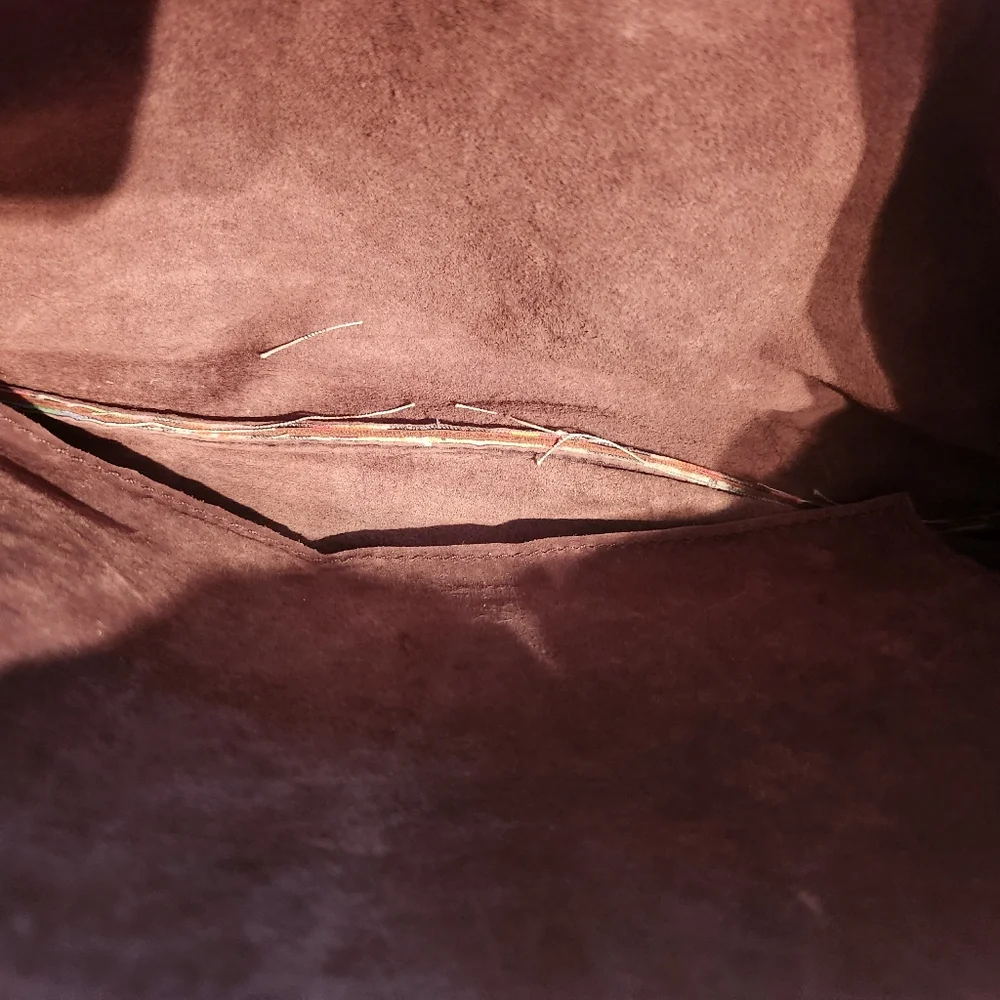 Cynthia Vincent Vibrant Patterned Clutch Handle Bag with Studs - Picture 11 of 12